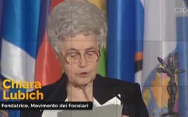 Chiara à l’Unesco, Prix pour l’Education à la Paix, 1996