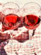 Un verre de vin à boire ensemble