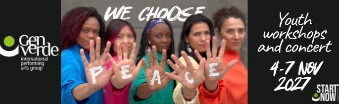 We choose Peace – Youth workshops and concert with Gen Verde