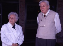 Junto a Lía Brunet durante la visita de Chiara Lubich a la Argentina en 1998 