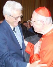 Con el Cardenal Karlic