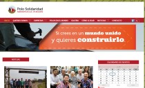 La EdC de estreno: web del Polo Solidaridad