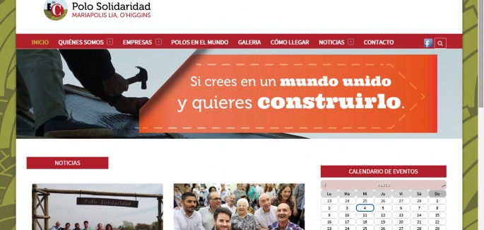 La EdC de estreno: web del Polo Solidaridad