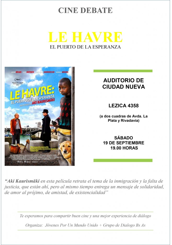 CINE DEBATE Le Havre 19Sept