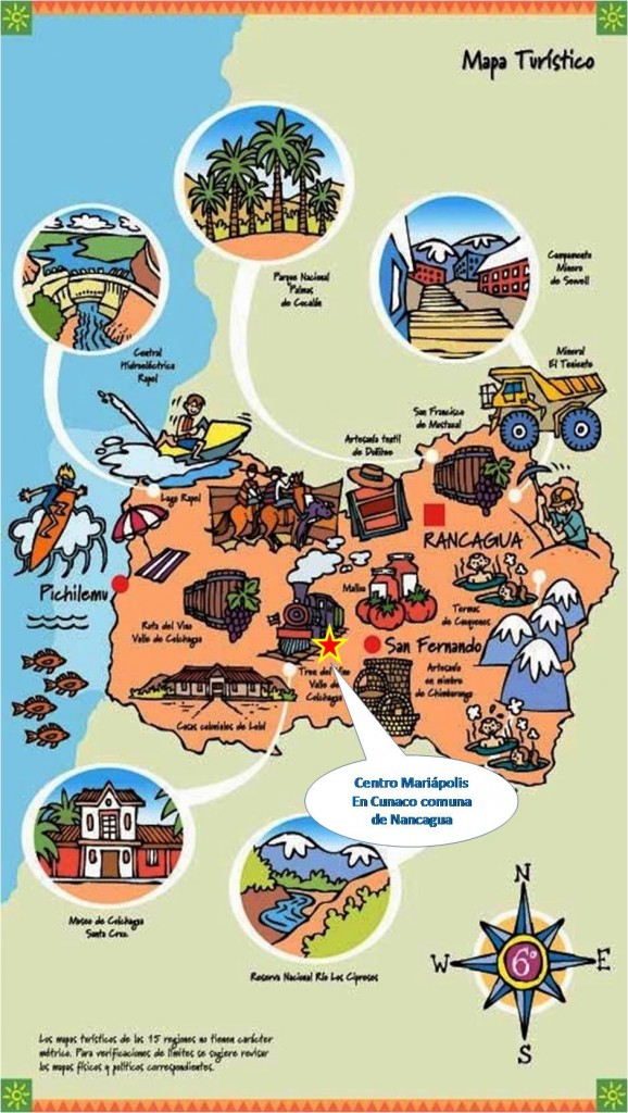 mapa turistico