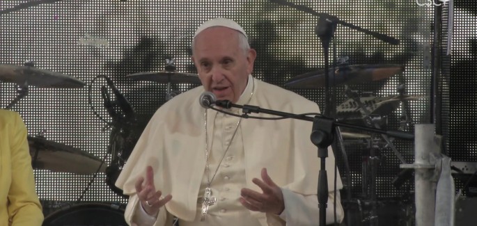 El Papa a la Mariápolis de Roma
