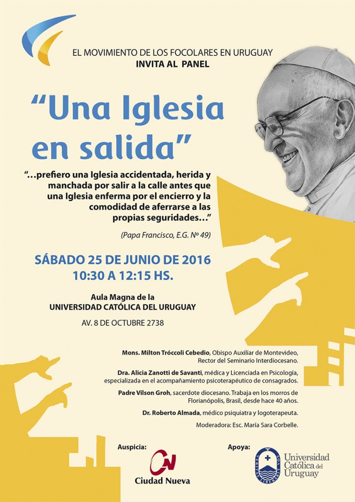 Afiche A4- para impresión-Panel-Una Iglesia en salida