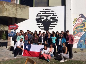 El grupo de jóvenes de Chile que participó en la Fiesta de los Jóvenes en la Mariápolis Lía