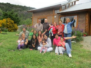 Con familiares y amigos en Lago Puelo Chubut)