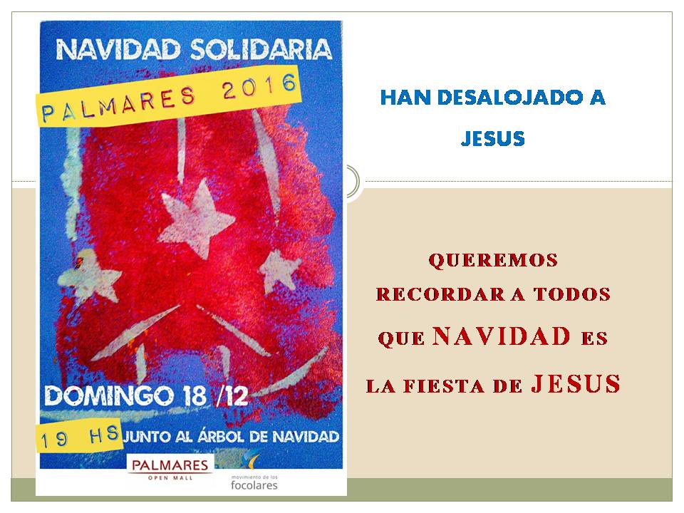 HAN DESALOJADO A JESUS 2016