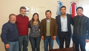 Desde la izquierda: Blanco, García, Laura Blanco, Castillo, Torres y Martínez