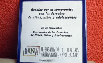 Reconocimiento al trabajo con niños