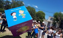 Inauguración del dado de la paz en Alta Gracia (Córdoba)