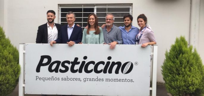 Macri y Vidal visitaron la fábrica Pasticcino