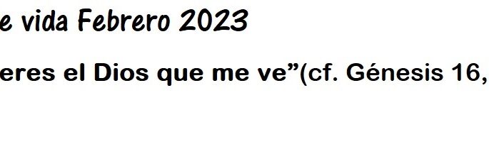 Palabra de vida Febrero 2023
