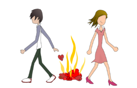 A relationship that splits