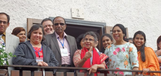 Hindus visit Tonadico