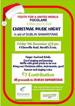 Music Night fundraiser Christmas