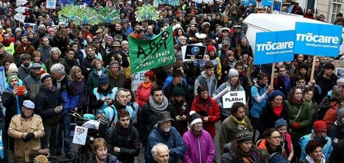 Climate marches signal ‘future of hope’ about to burst into being