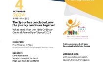 Synod Update 4th Nov (& listen back to podcast with Margaret Karram)