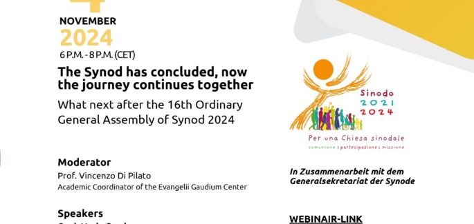 Synod Update 4th Nov (& listen back to podcast with Margaret Karram)