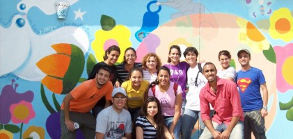 Gioventù Nuova, Azione di dipingere una casa per bambini