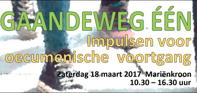 Gaandeweg één: impulsen voor oecumenische voortgang