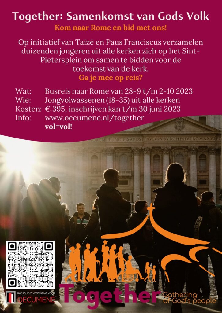 De Toekomst Van De Kerk Together 2023: oecumenische gebedsbijeenkomst voor de toekomst van de