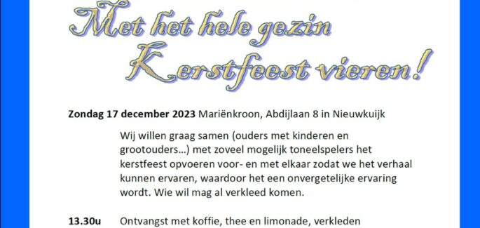 Kerstfeest voor het hele gezin