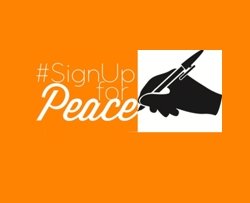 #SignUpForPeace