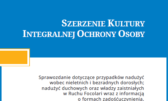 Szerzenie kultury integralnej ochrony osoby