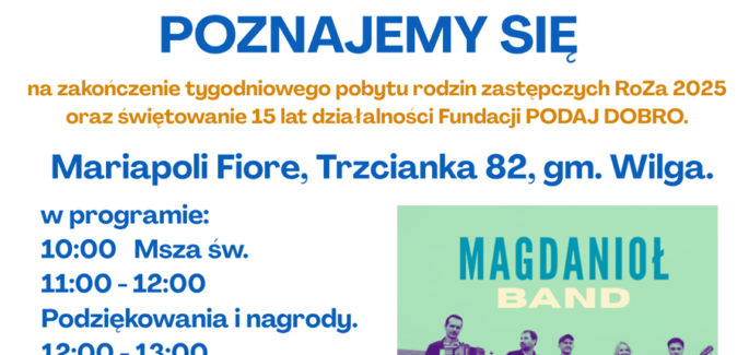 Spotkajmy się w Mariapoli Fiore!
