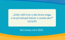 „Zašto vidiš trun u oku brata svoga, a ne primećuješ balvan u svome oku?“ (Lk 6,41)