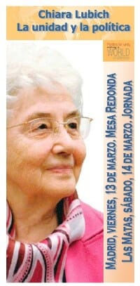 Chiara Lubich: Politics for Unity