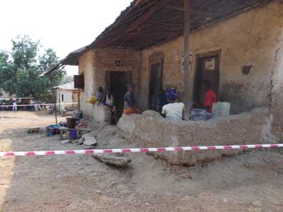 Case in quarantena nel villaggio di Rosanda