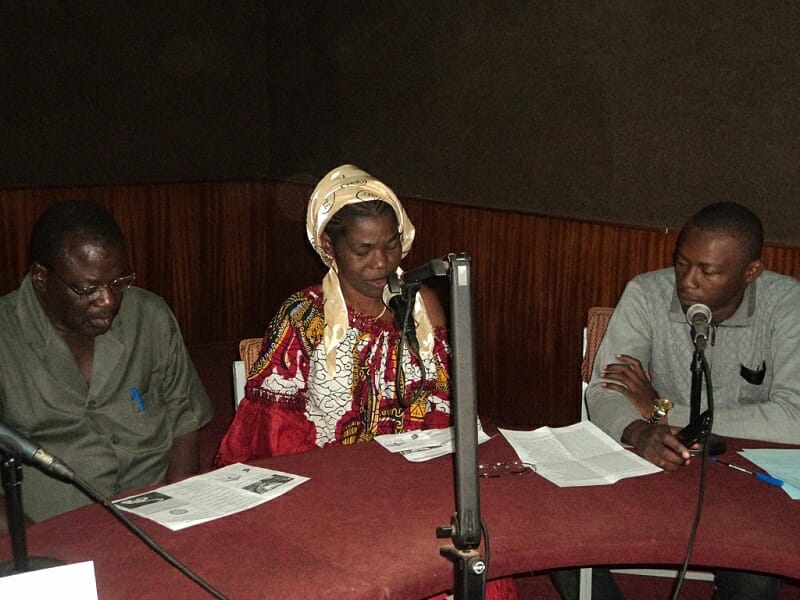 Sensibilisation à la radio national du Burkina