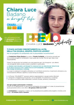 Chiara Luce: premio Solidarity