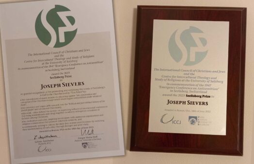 Premio Seelisberg 2023 a Joseph Sievers