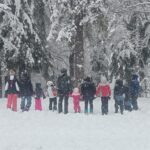 Des batailles de neige contre la guerre