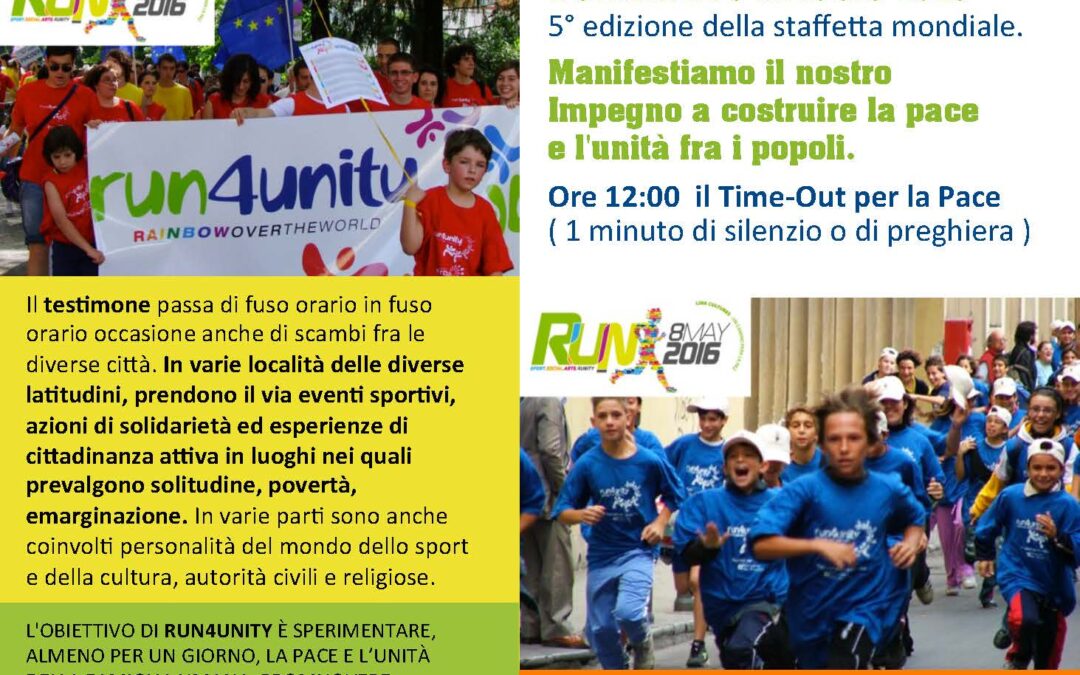 Run4Unity: passing the baton for peace