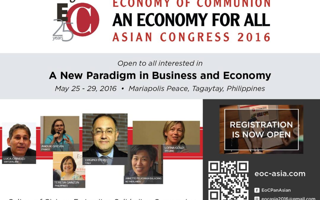 Filippine – 1° Congresso panasiatico di Economia di Comunione