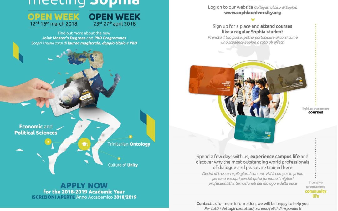 Loppiano – Open Week Sophia