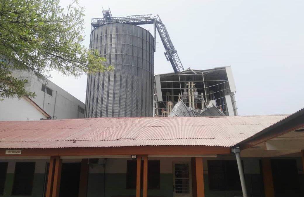Silo collapse in Limete (DR Congo)
