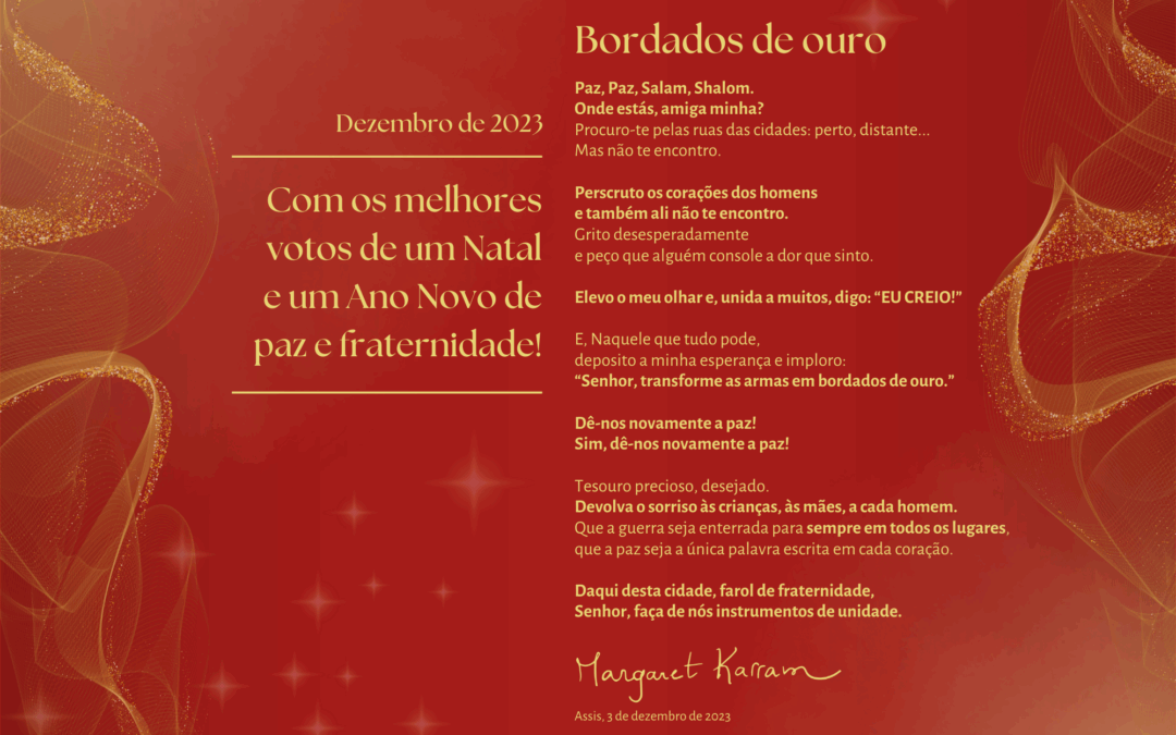 Pedir o dom da paz: os votos da Presidente dos Focolares