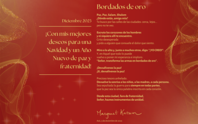 Implorar el don de la Paz: el saludo de Navidad de la Presidente de los Focolares