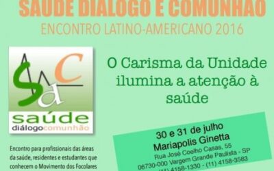 Saúde Diálogo Comunhão. Encontro Latino-americano 2016