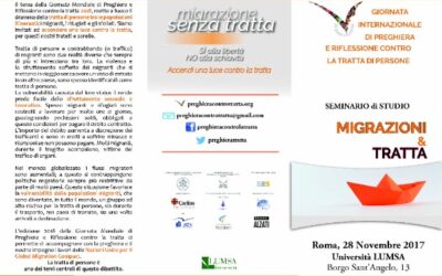Seminario di studio su Migrazione e Tratta