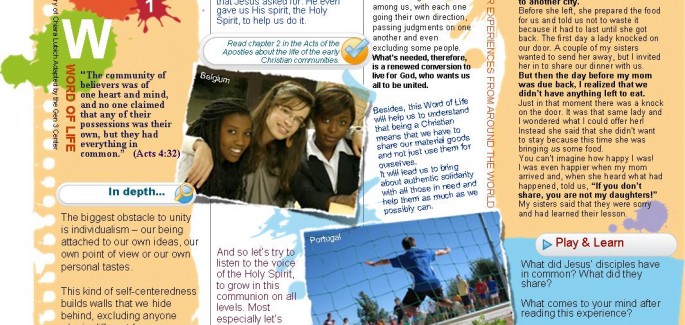 Word of Life – Teens for Unity