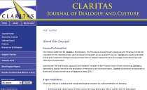 《光輝》（Claritas）雜誌創刊