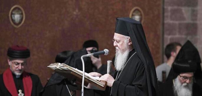 歡迎宗主教巴爾多祿茂(Patriarch Bartholomew)到訪意大利巴里(Bari)